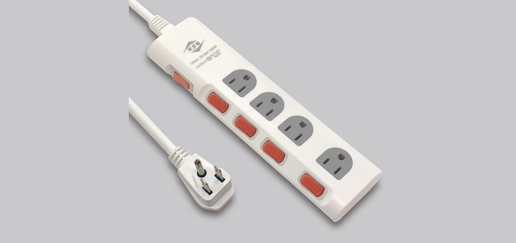 威電 CK3541 平貼插頭電源延長線