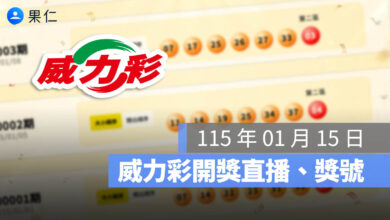 威力彩開獎 威力彩獎號 威力彩直播 威力彩獎金