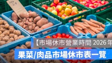 2026 市場休市日一覽：台北果菜市場、公有市場 1～12 月休市表（115 年）