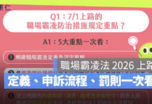 職場霸凌法 2026 上路：什麼情況算霸凌？申訴流程、雇主責任、罰則一次看（圖源：勞動部 FB）